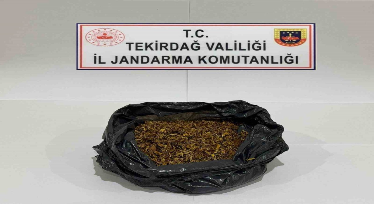 Tekirdağda jandarmadan uyuşturucu operasyonu
