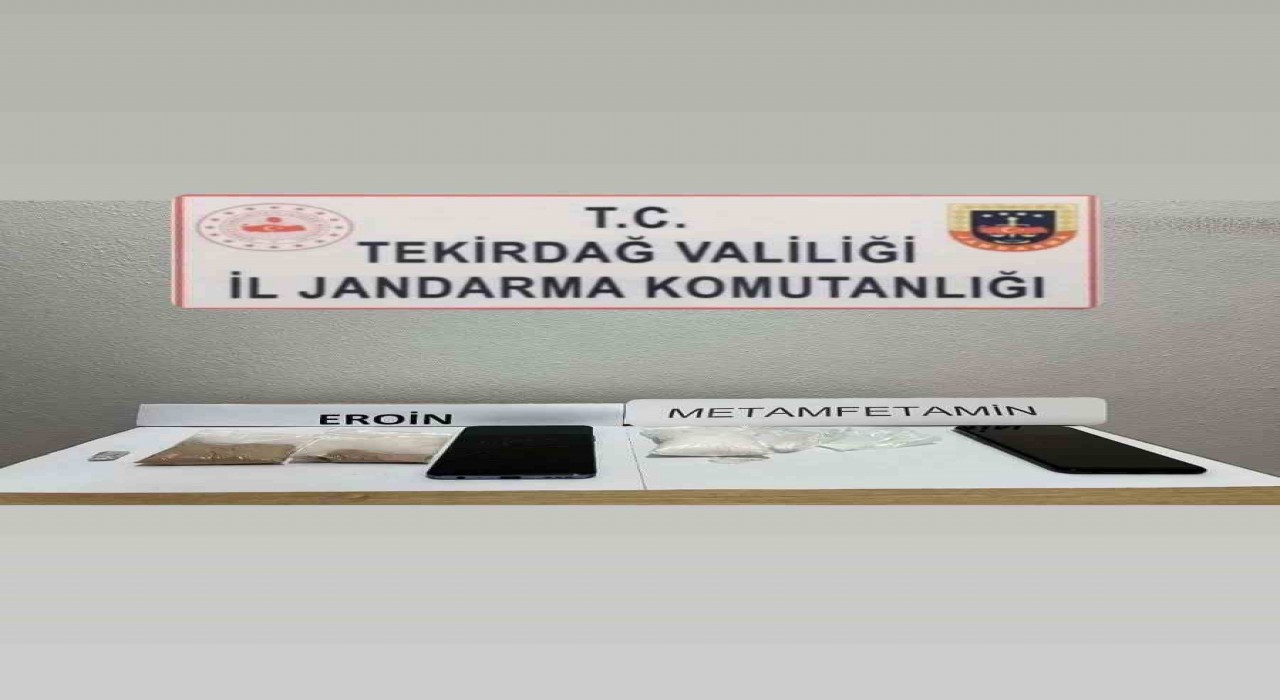 Tekirdağda jandarmadan uyuşturucu ve silah operasyonu