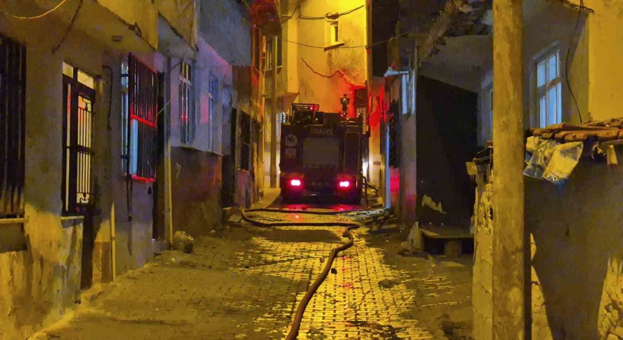 Tekirdağda korkutan yangın