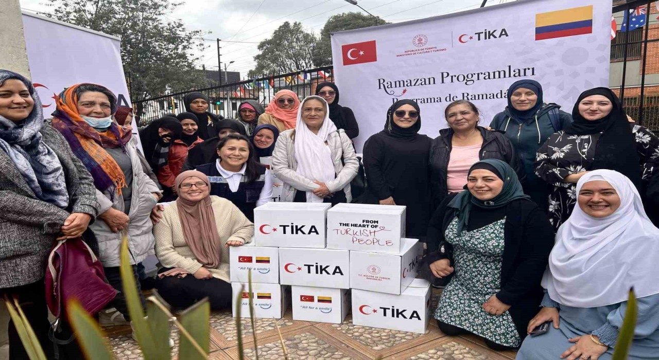 TİKA, Kolombiyada 500 aileye gıda kolisi ulaştırdı