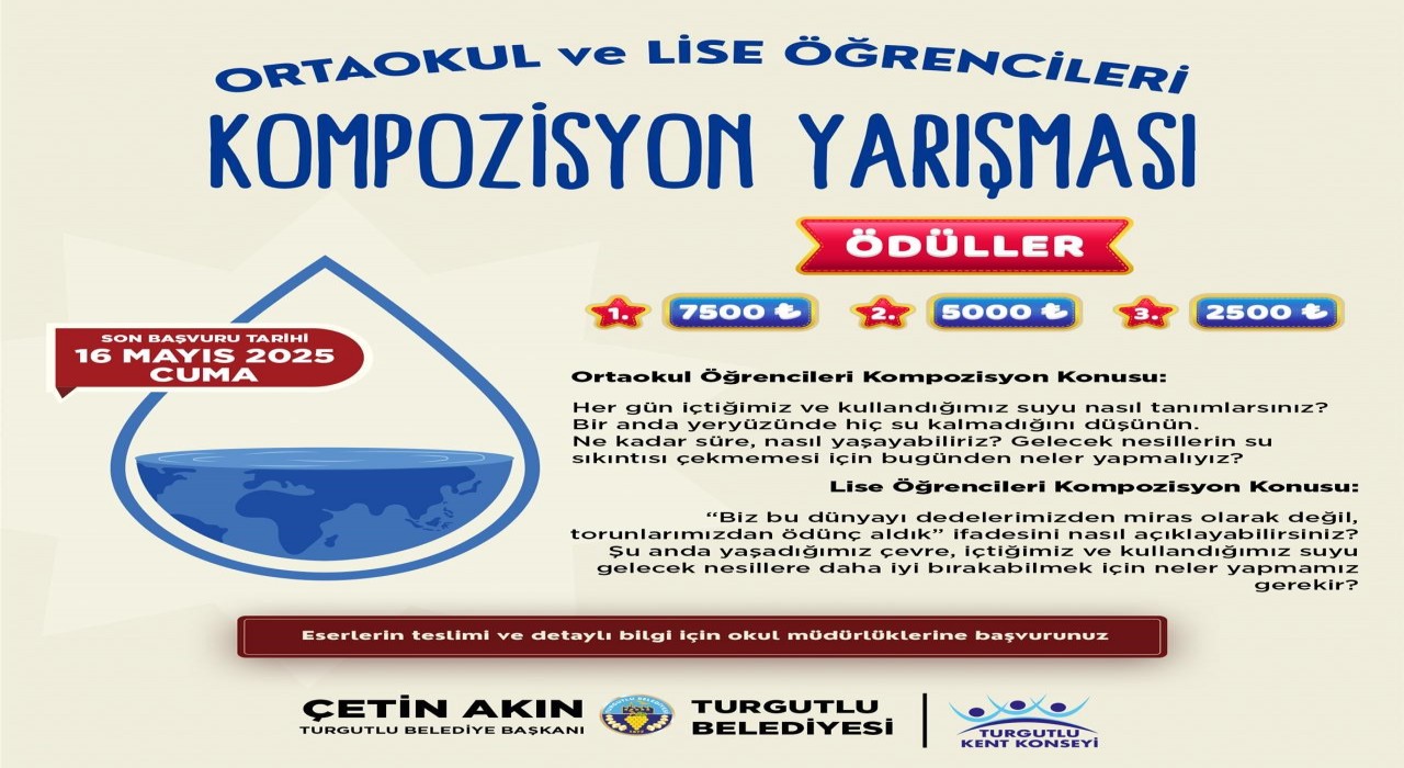 Turgutluda ödüllü kompozisyon yarışması düzenleyecek