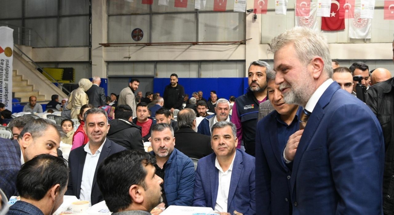 Türkoğlu’nda Yoğun Katılımla İftar Programı Düzenlendi