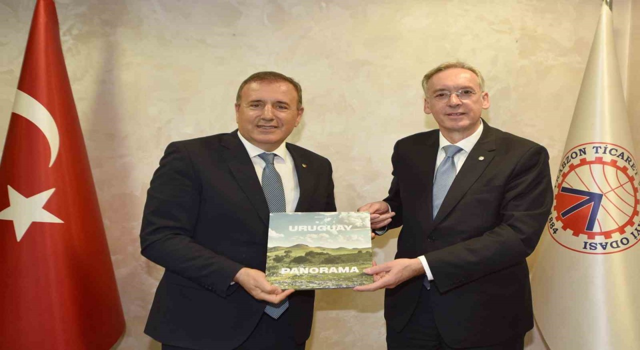Uruguaydan Trabzona ticaret köprüsü kurulması için geldiler