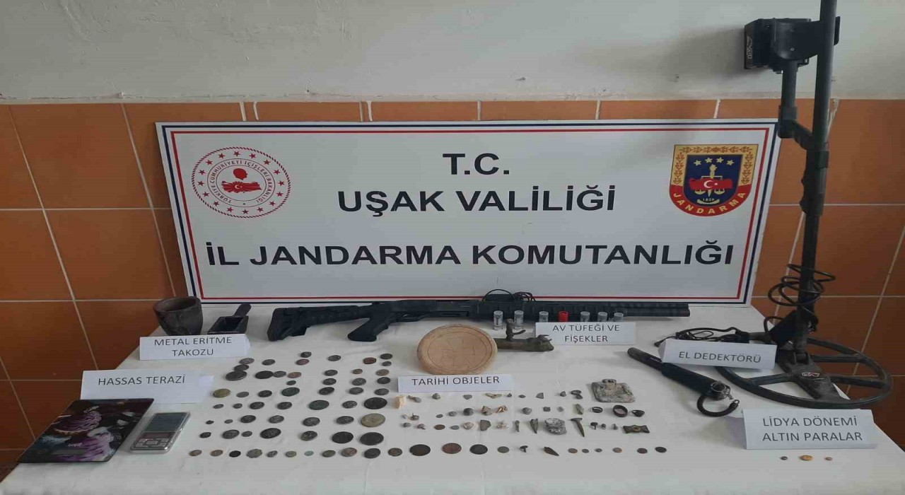 Uşakta tarihi eser kaçakçısı yakalandı