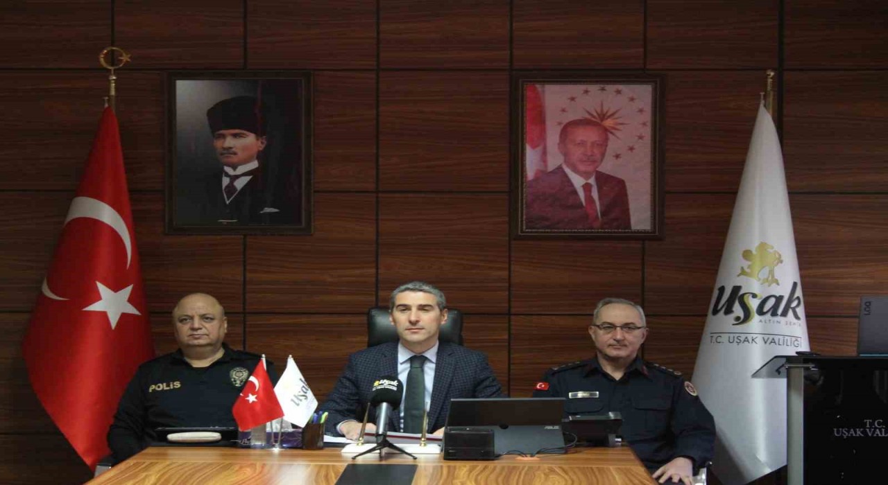 Vali Aktaş; Uşakta kişilere karşı işlenen önemli suçlarda aydınlatma oranı yüzde 98,2