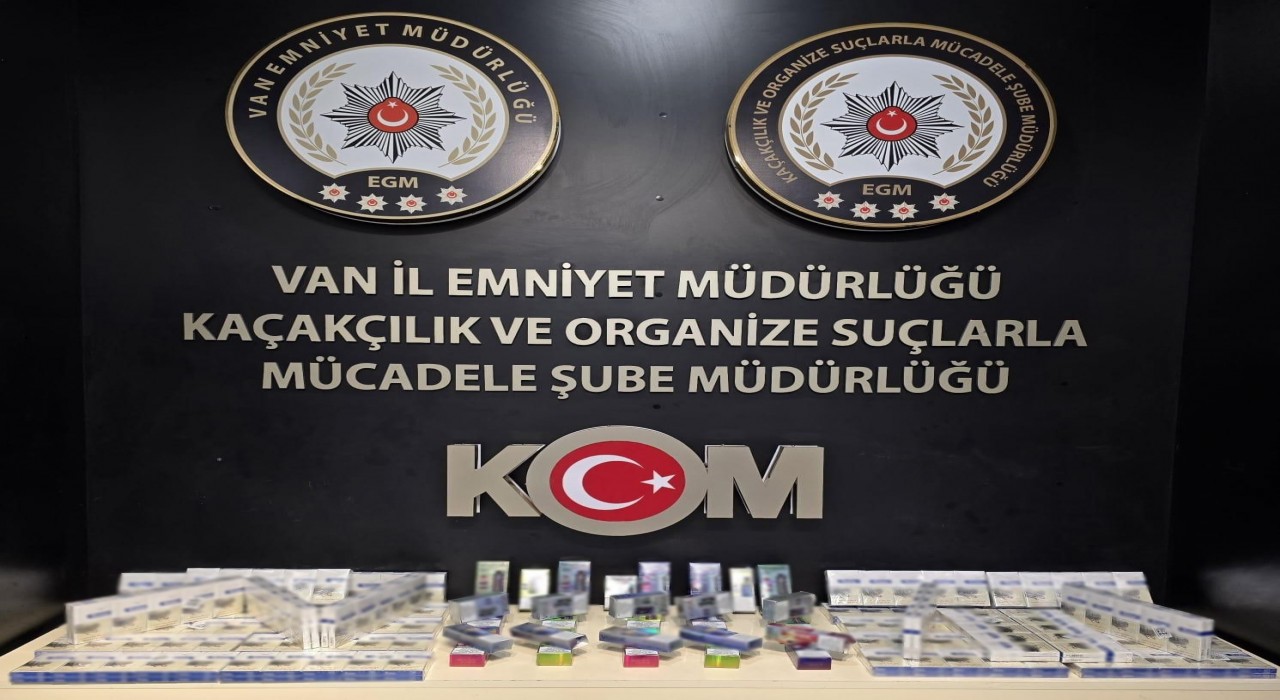 Vanda çok sayıda gümrük kaçağı malzeme ele geçirildi