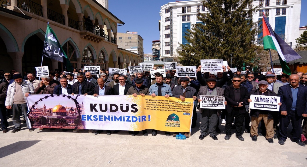 Vanda Dünya Kudüs Gününde basın açıklaması düzenlendi