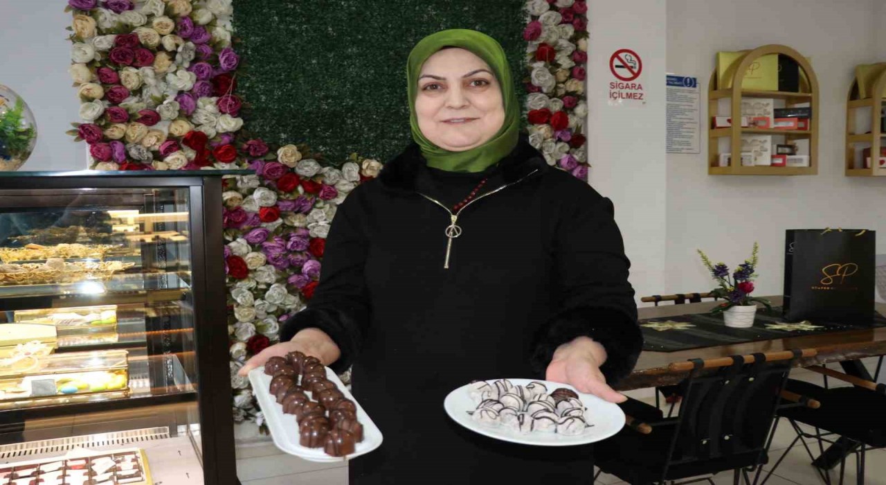Vanda otlu peynirli ve kavutlu çikolata üretildi