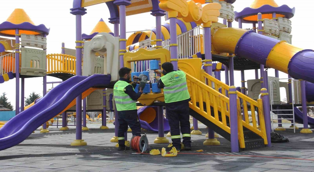 Vanda parklar bahara hazırlanıyor