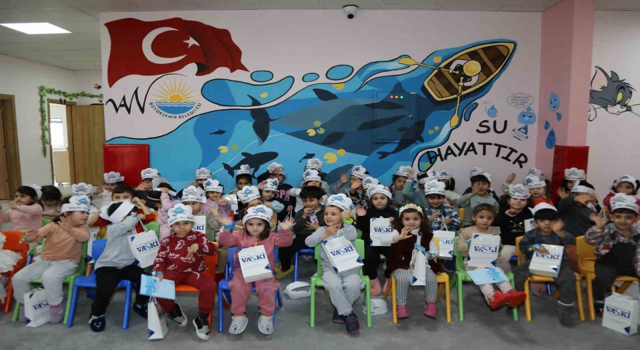 VASKİden miniklere su bilinci etkinliği