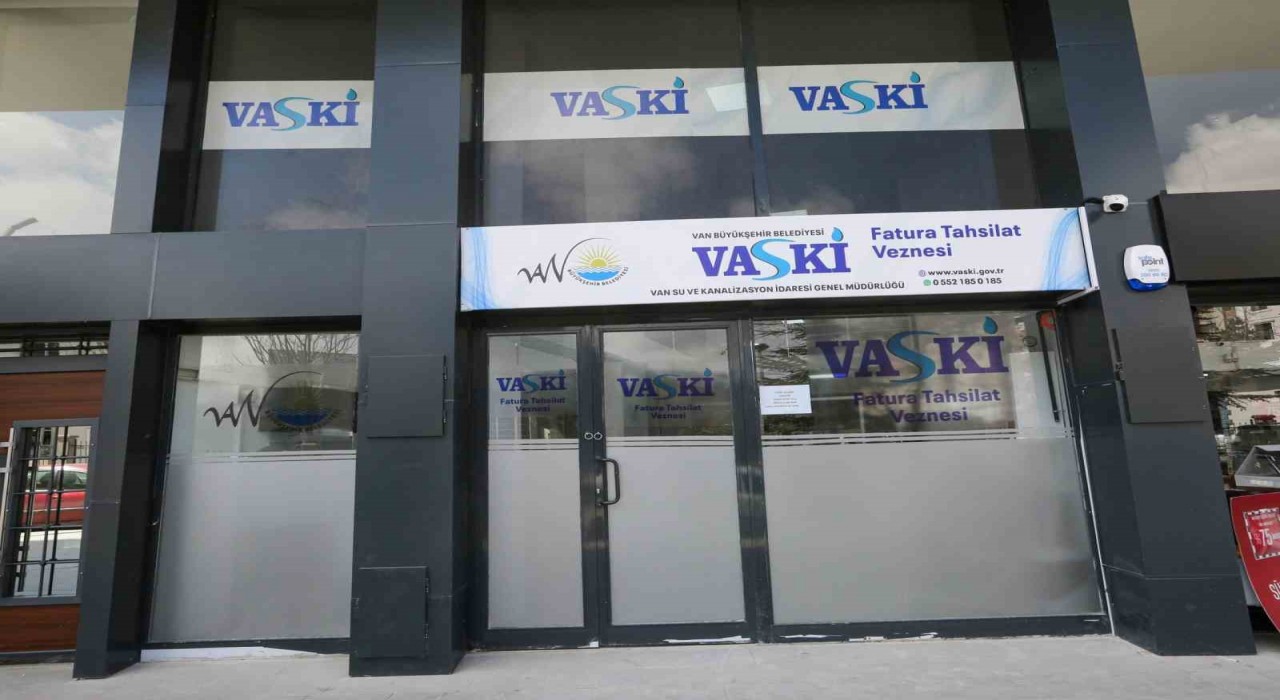 VASKİden yeni su tahsilat veznesi