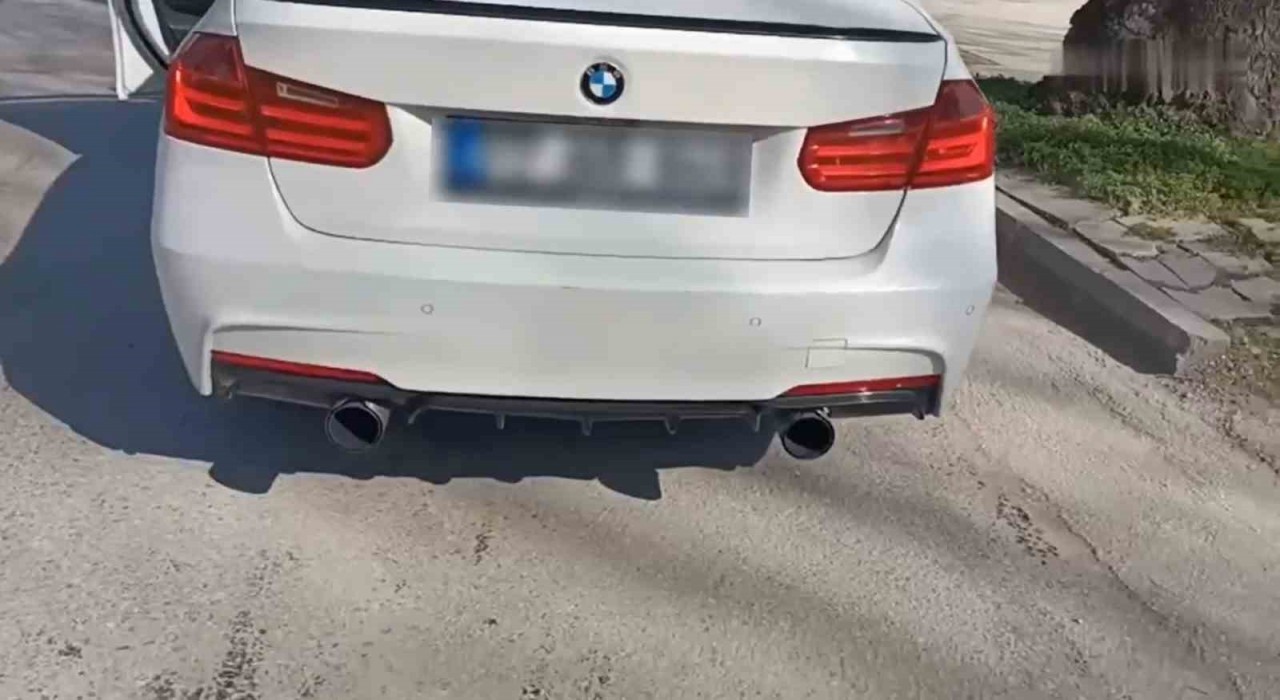 Yalovada abartılı egzoz denetimi: 6 araç trafikten men edildi