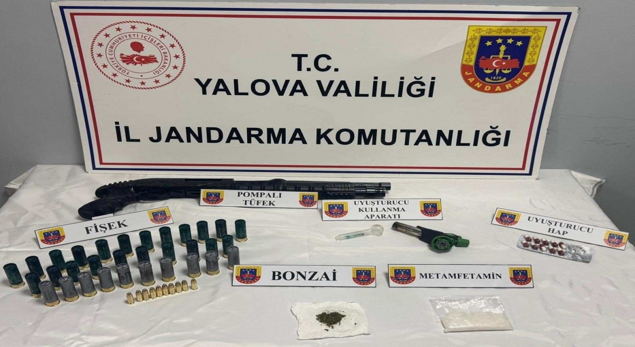 Yalovada otomobilde uyuşturucu ele geçirildi