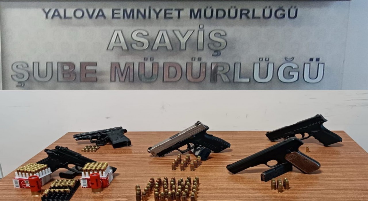 Yalovada ruhsatsız silah operasyonu: 12 gözaltı