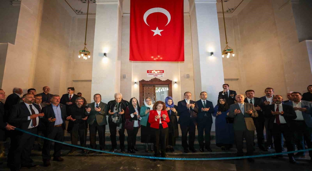 Yapımı tamamlanan Çanakçı Caminin resmi açılışı yapıldı