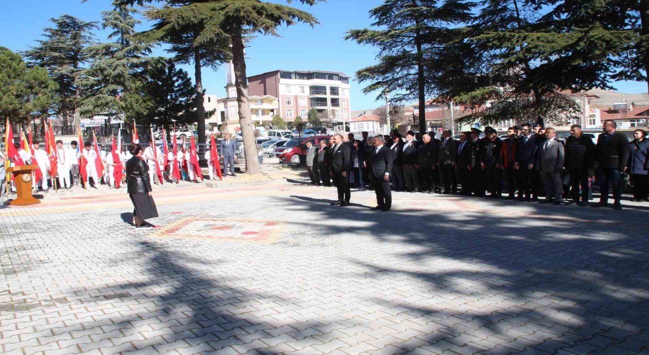 Yunakta Çanakkale Zaferinin 110. yıl dönümünde şehitler anıldı