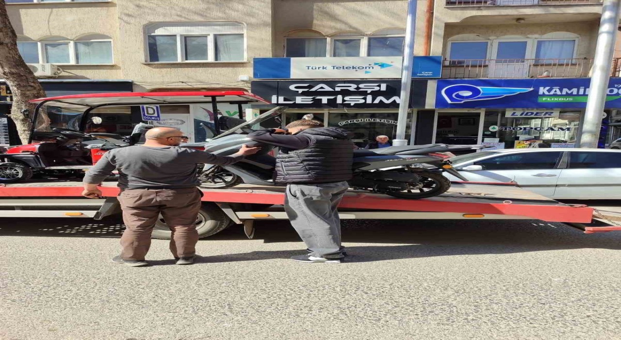 Zilede tescilsiz ve plakasız motosikletlere sıkı denetim