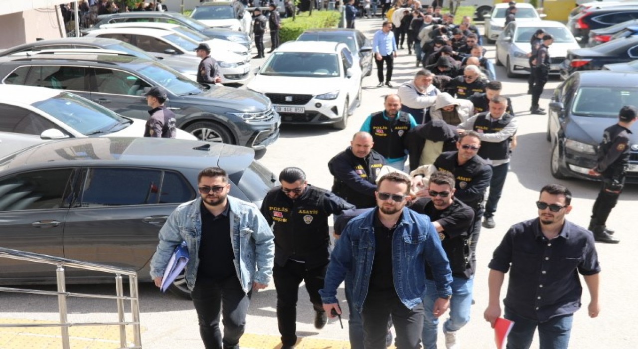 14 milyon TLlik dolandırıcılık yapan 71 şüpheli adliyeye sevk edildi