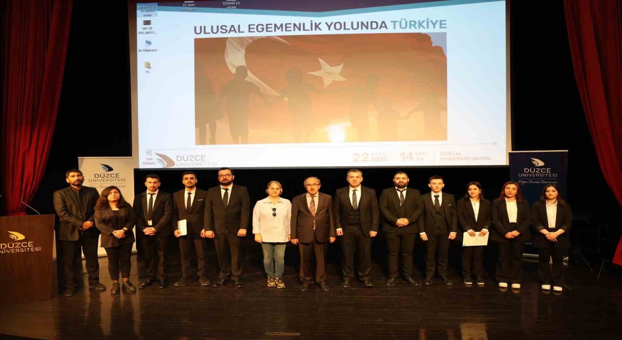 23 Nisan coşkusu Düzce Üniversitesinde yaşandı