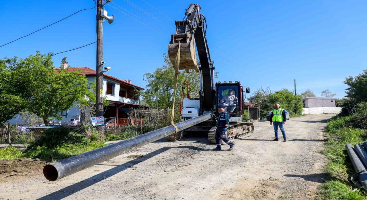 3 bin 500 metrelik altyapı dönüşümü ile 10 mahalleye kesintisiz içme suyu