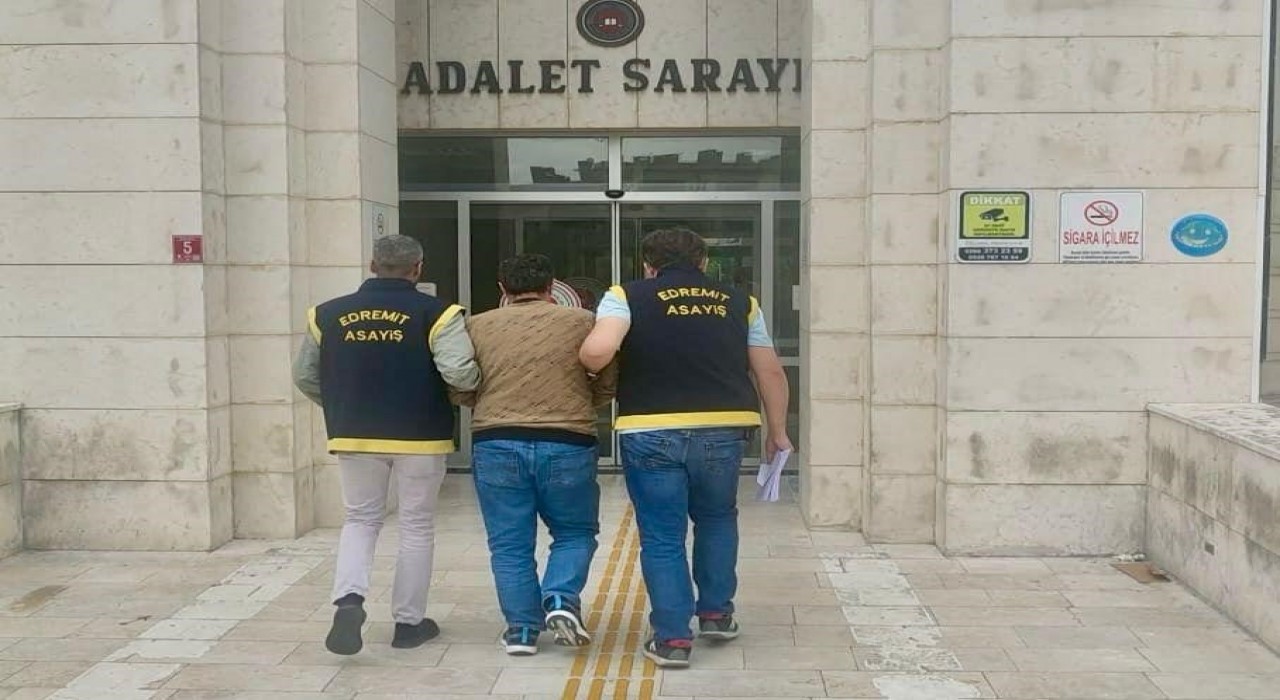 77 yıl hapis cezası olan şahıs Balıkesirde yakalandı