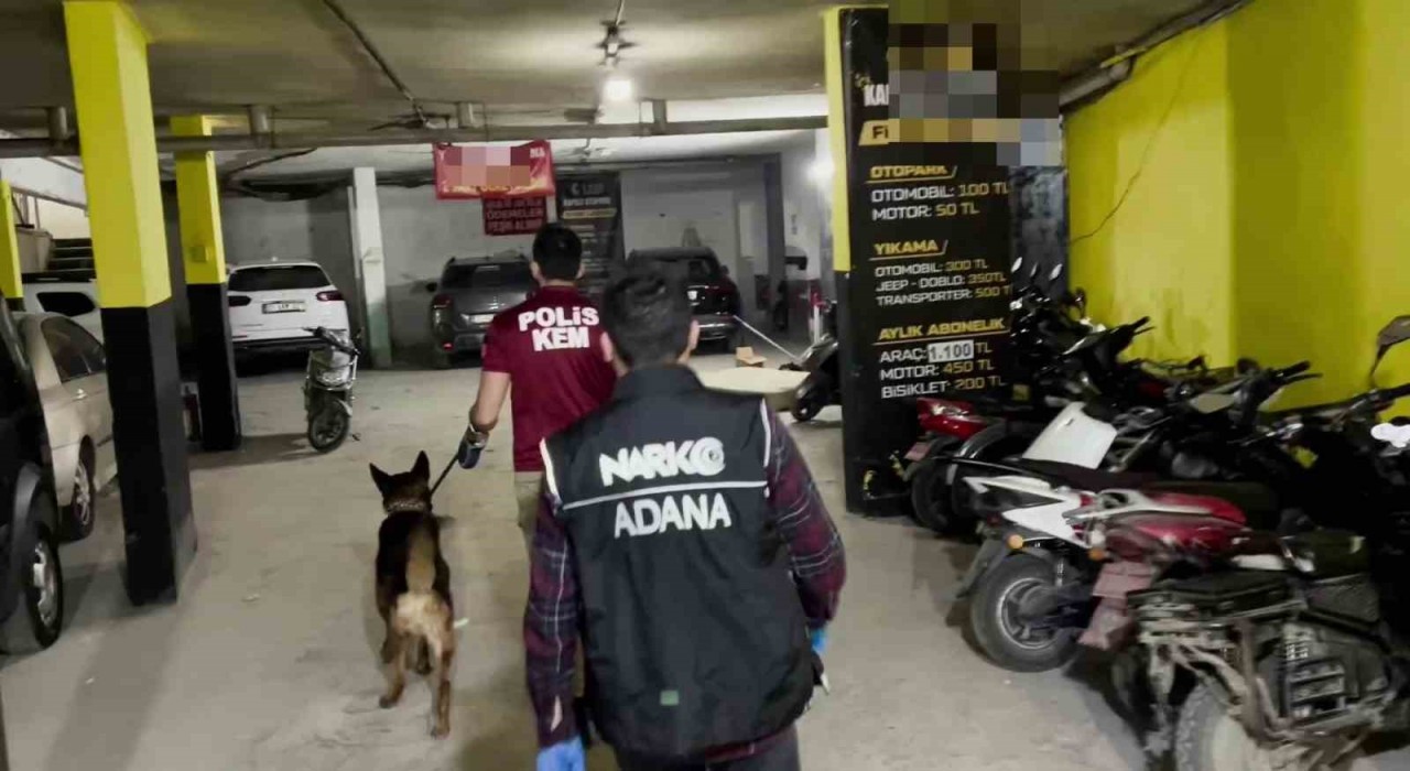 Adanada otoparkta uyuşturucu operasyonu: 6 tutuklama