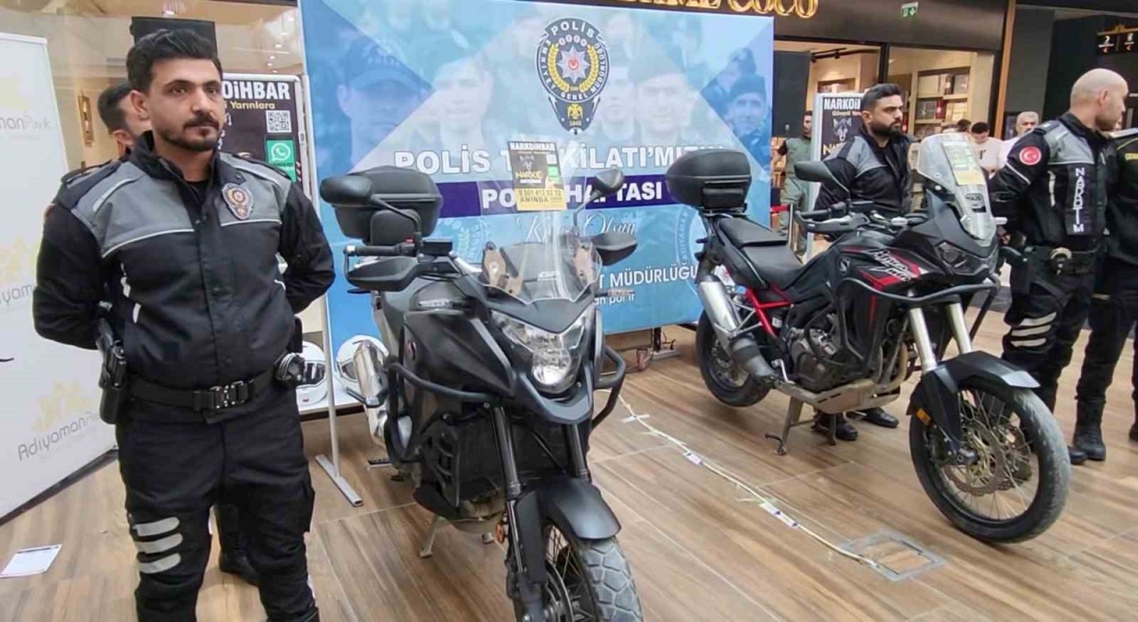 Adıyamanda narko ihbar hattı ve motosikletli timler devrede