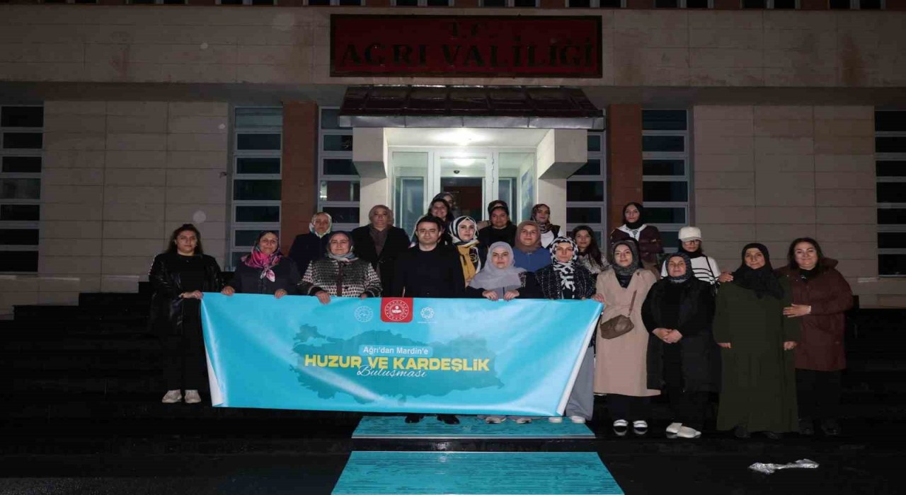 Ağrıda başlayan huzur ve kardeşlik yolculuğu Mardinde devam edecek