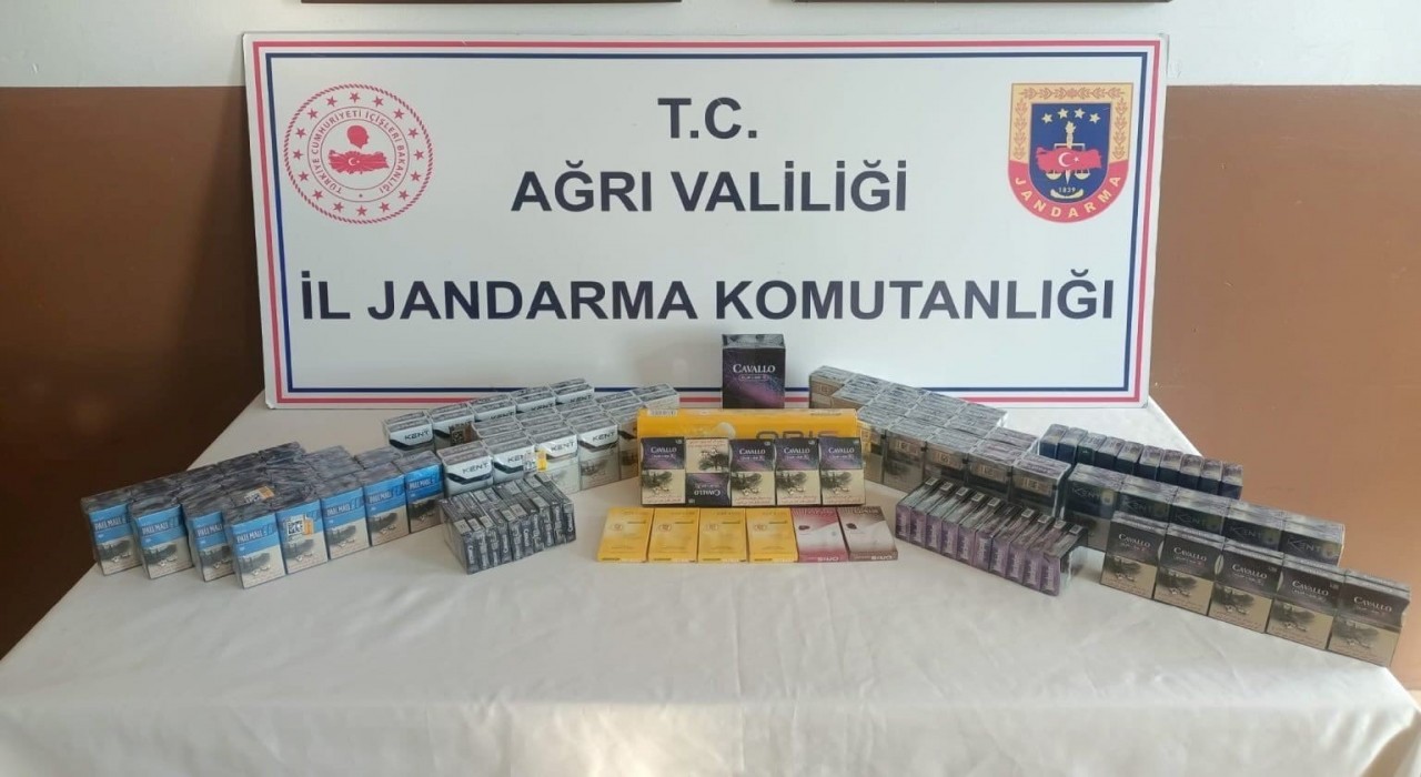 Ağrıda kaçak sigara operasyonu: 4 gözaltı
