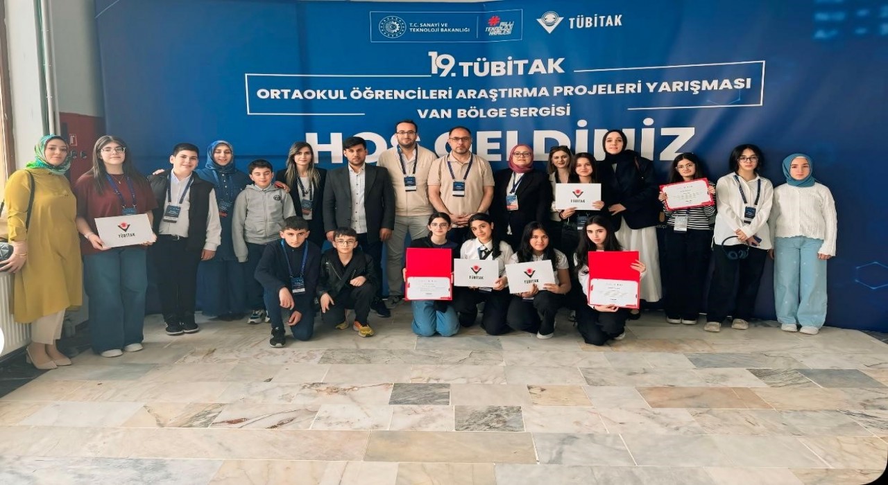 Ağrıdan 4 proje, TÜBİTAK Bölge Finalinde ödül aldı