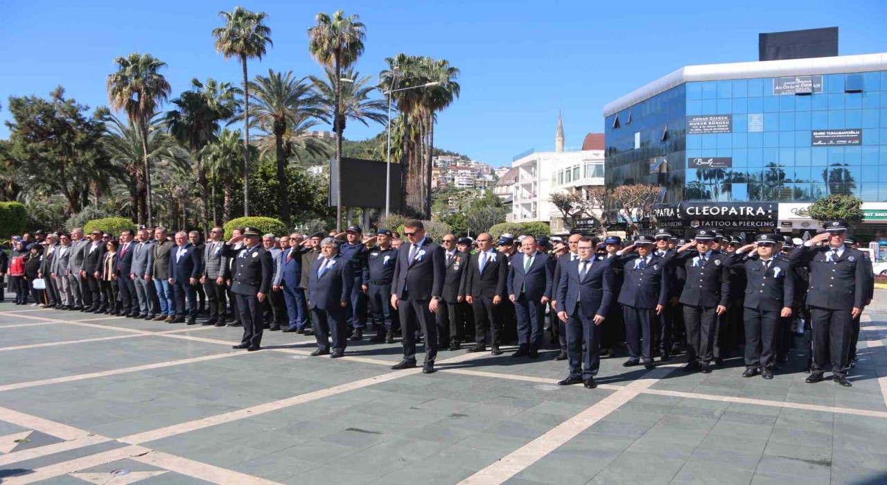 Alanyada Polis Teşkilatının 180inci kuruluş yıl dönümü kutlandı