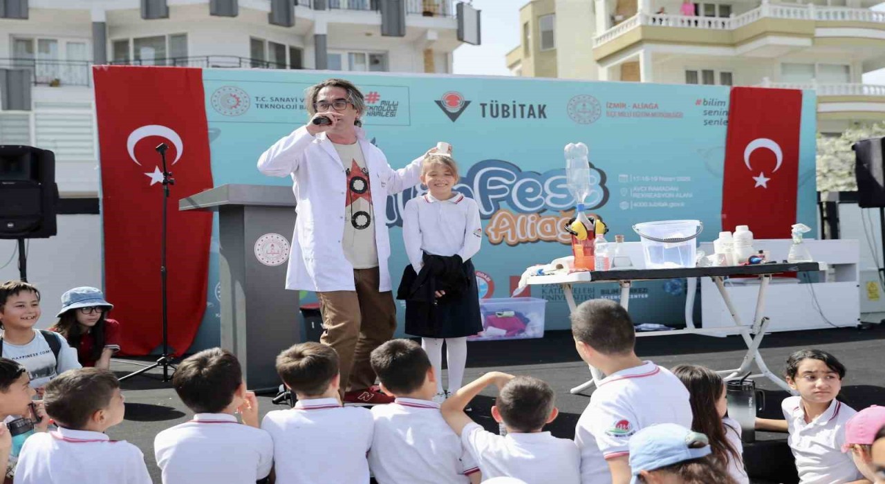 Aliağada Bilimfest heyecanı başladı