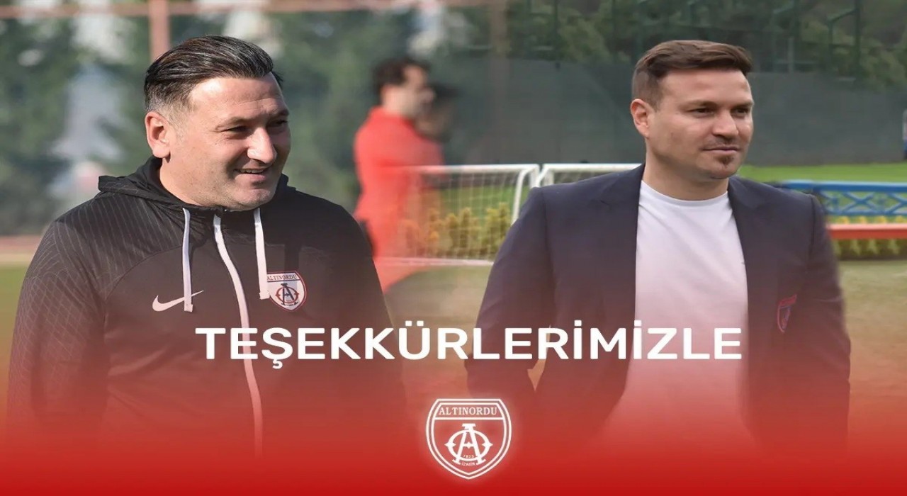 Altınorduda Murat Korkmaz ve Yusuf Kocakaya ile yollar ayrıldı