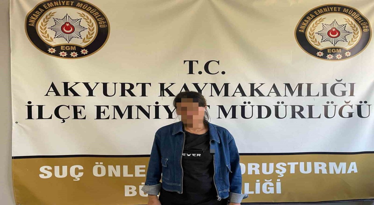 Ankarada 22 yıl kesinleşmiş hapis cezasıyla aranan zanlı yakalandı