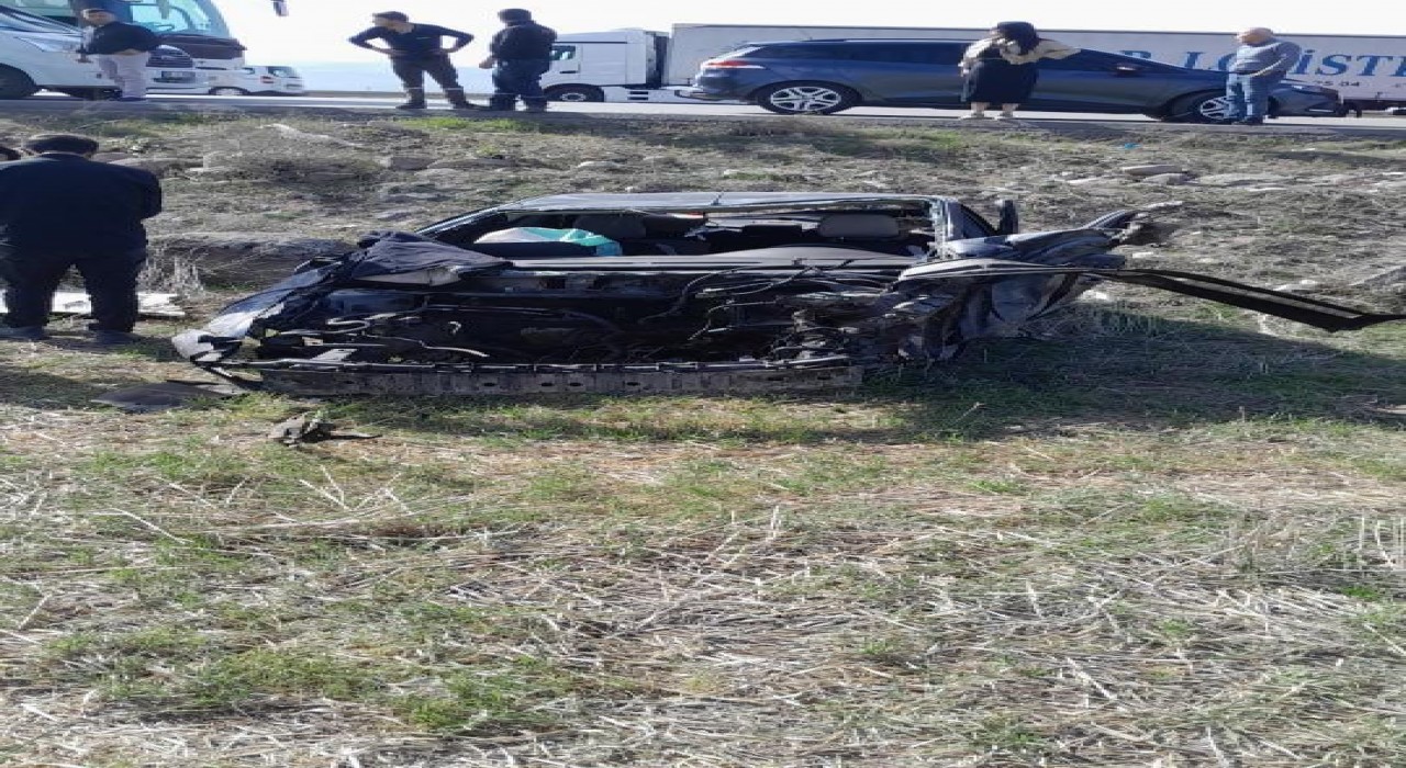 Ankarada iki aracın karıştığı kazada otomobil takla attı: 1 yaralı