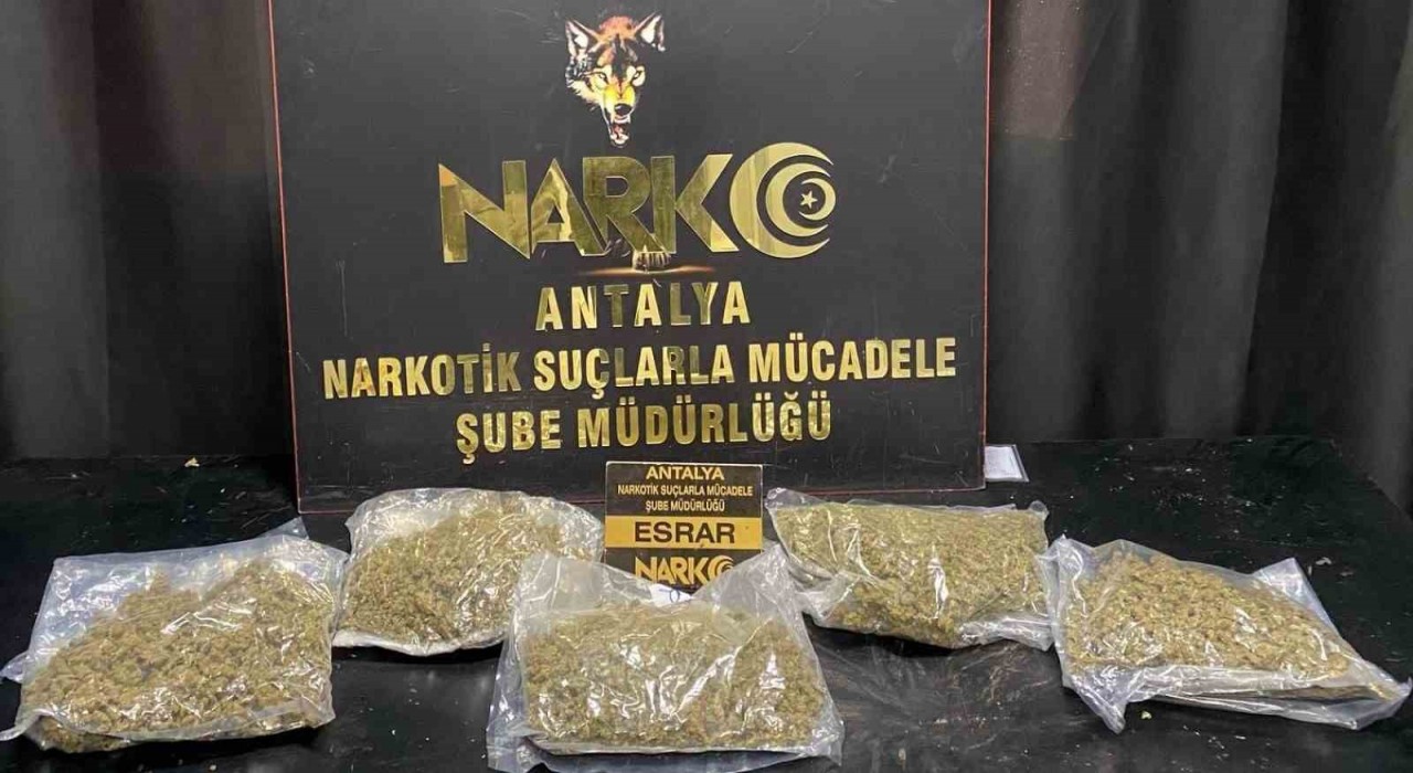 Antalyada uyuşturucu operasyonlarında 1 haftada 118 şüpheli yakalandı, 12si tutuklandı
