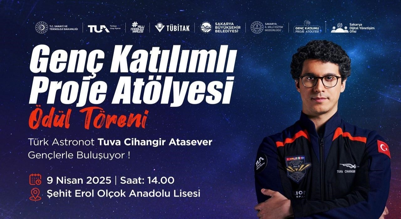 Astronot Tuva Cihangir Atasever Sakaryada gençlerle uzayı konuşacak