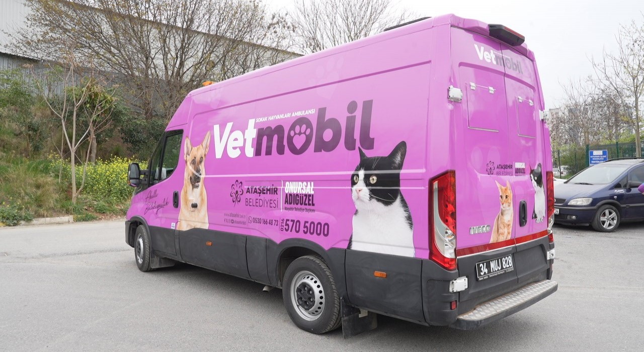Ataşehir Belediyesi, yeni hayvan ambulansı Vetmobili hizmete sunuyor