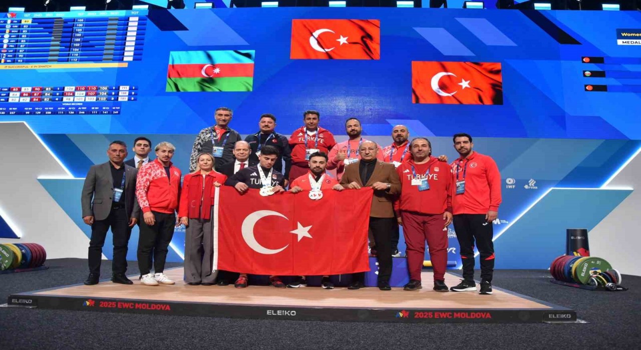 Avrupa Halter Şampiyonasında üçüncü günde 6 madalya
