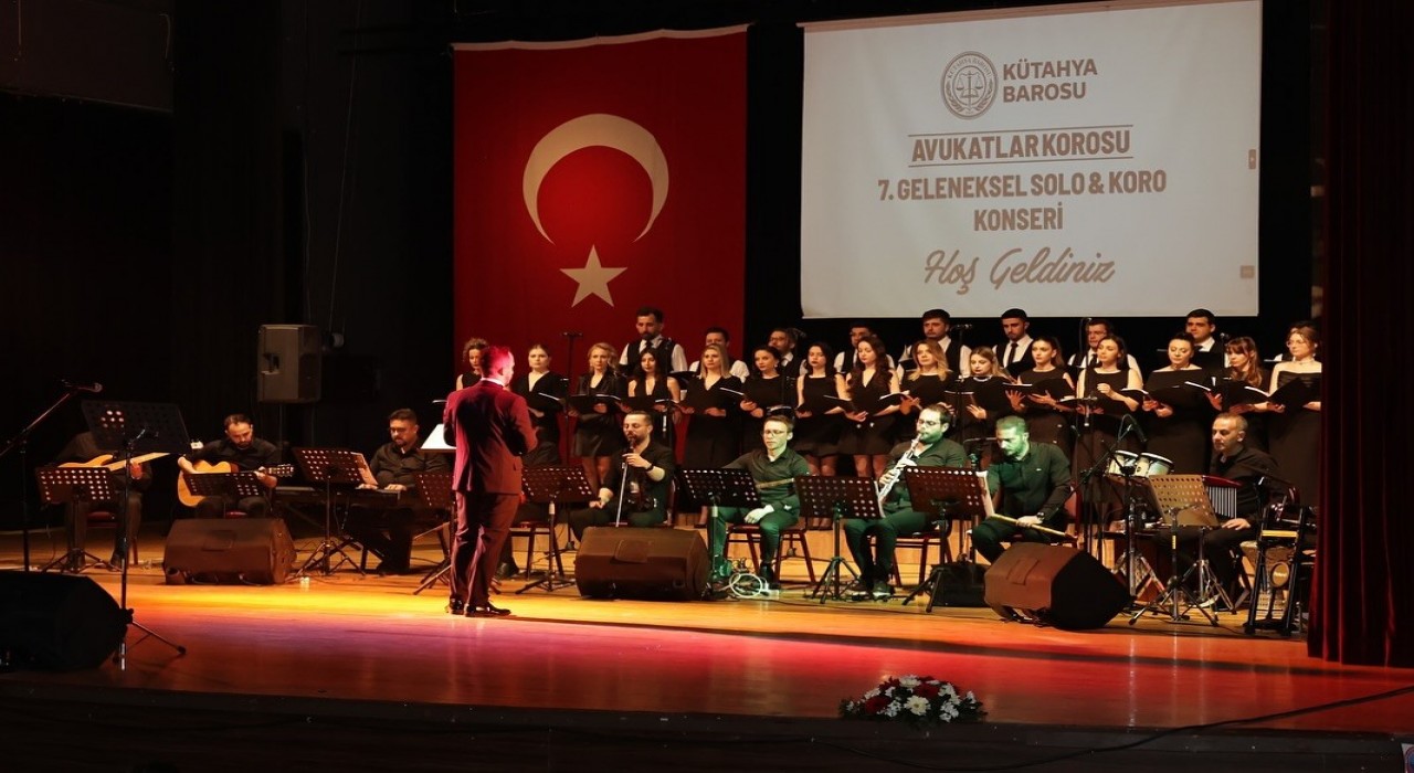 Avukatların sesinden yankılanan konser ilgi gördü