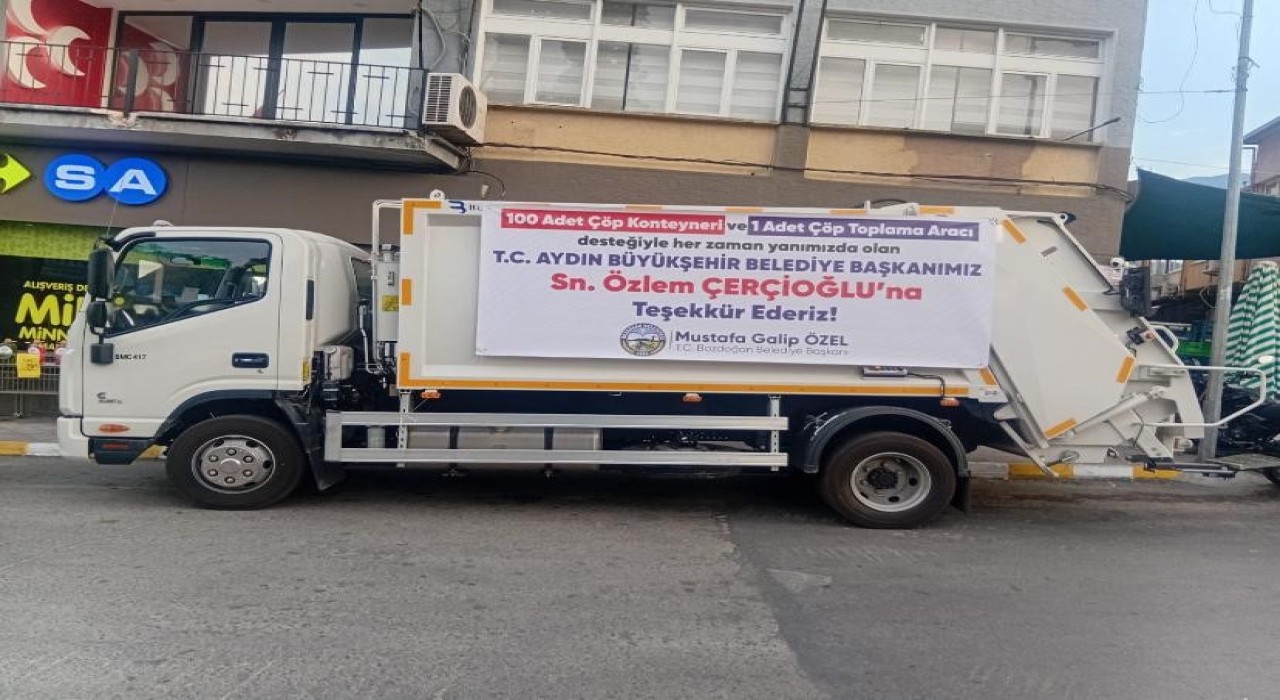 Aydın Büyükşehir Belediyesinden Bozdoğana araç desteği