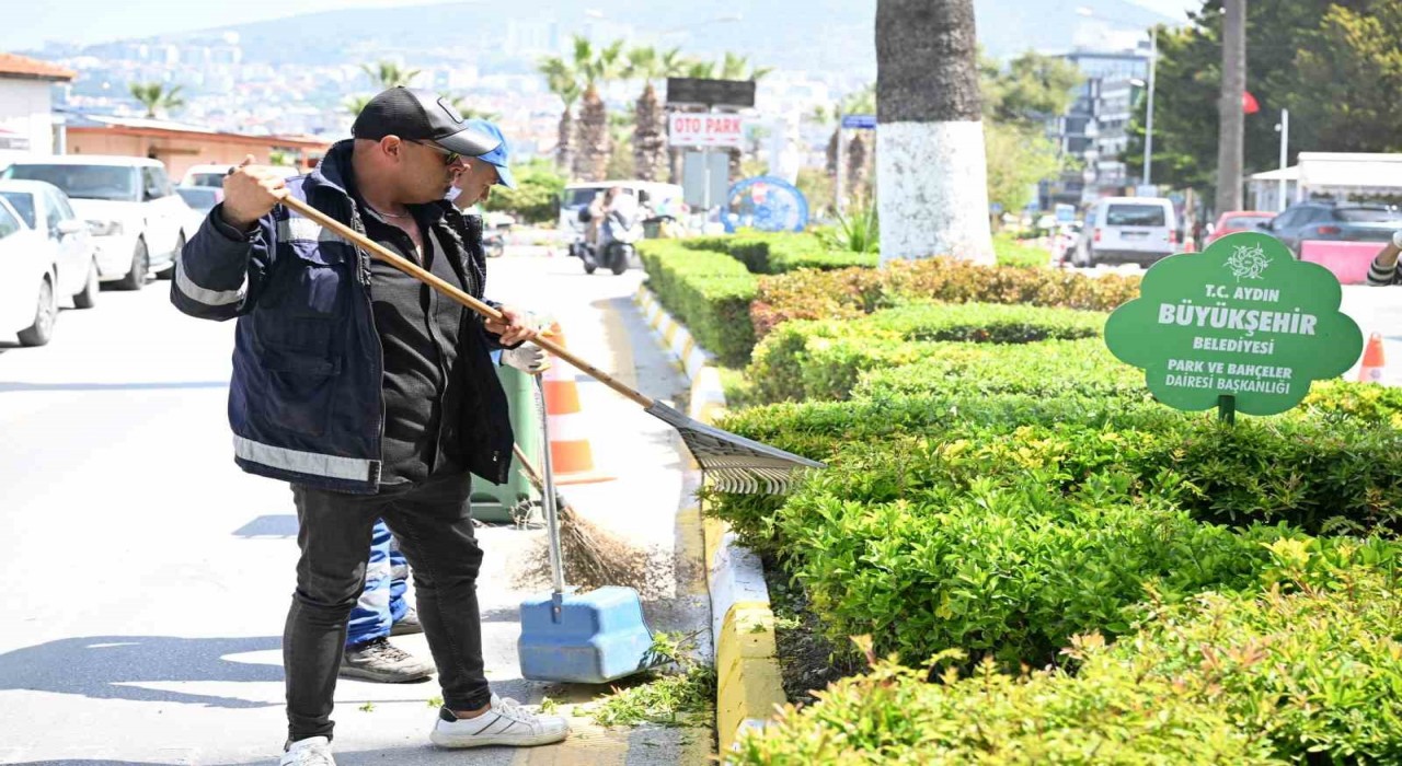 Aydın Büyükşehir Belediyesine Kuşadasına bahar dokunuşu