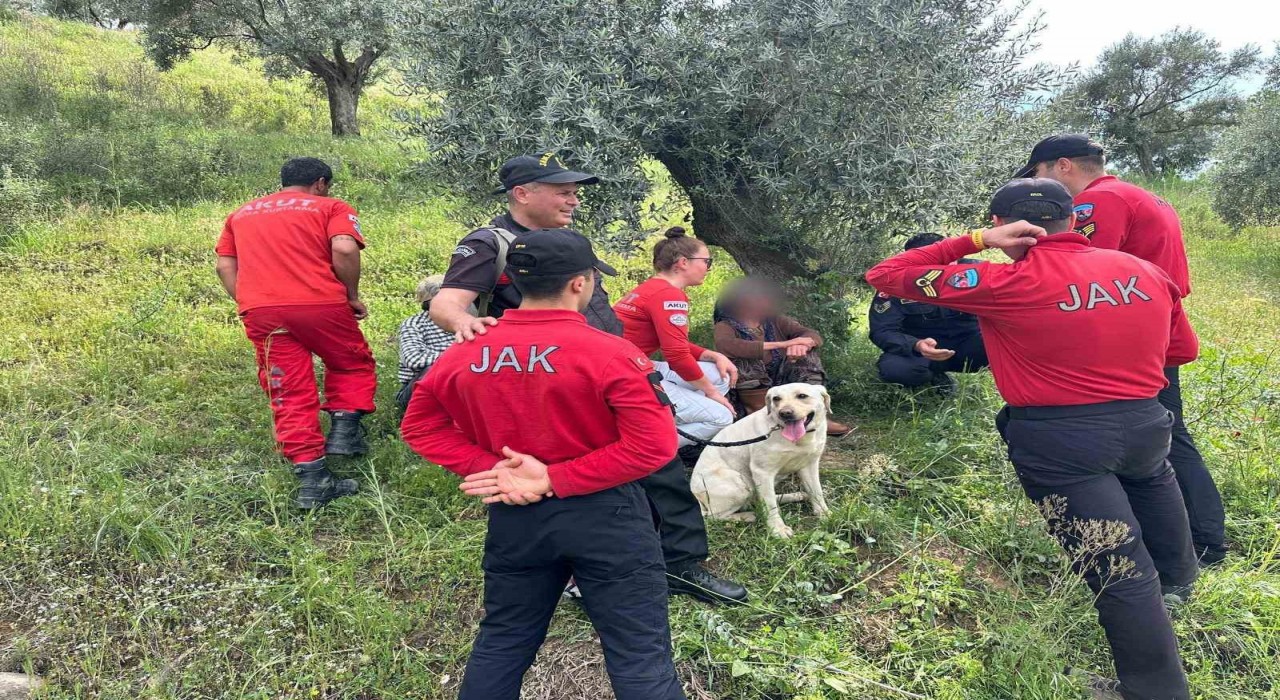 Aydında kaybolan kadını JAK ekipleri buldu