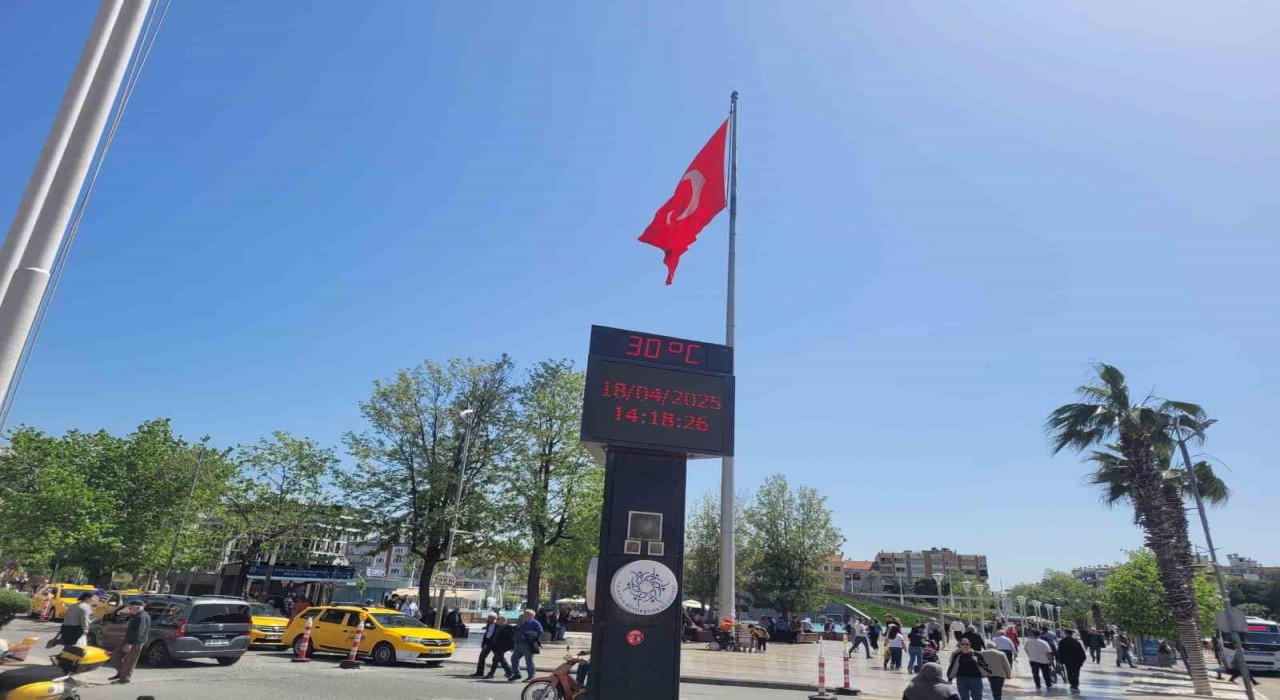 Aydında termometreler 30 dereceyi gördü