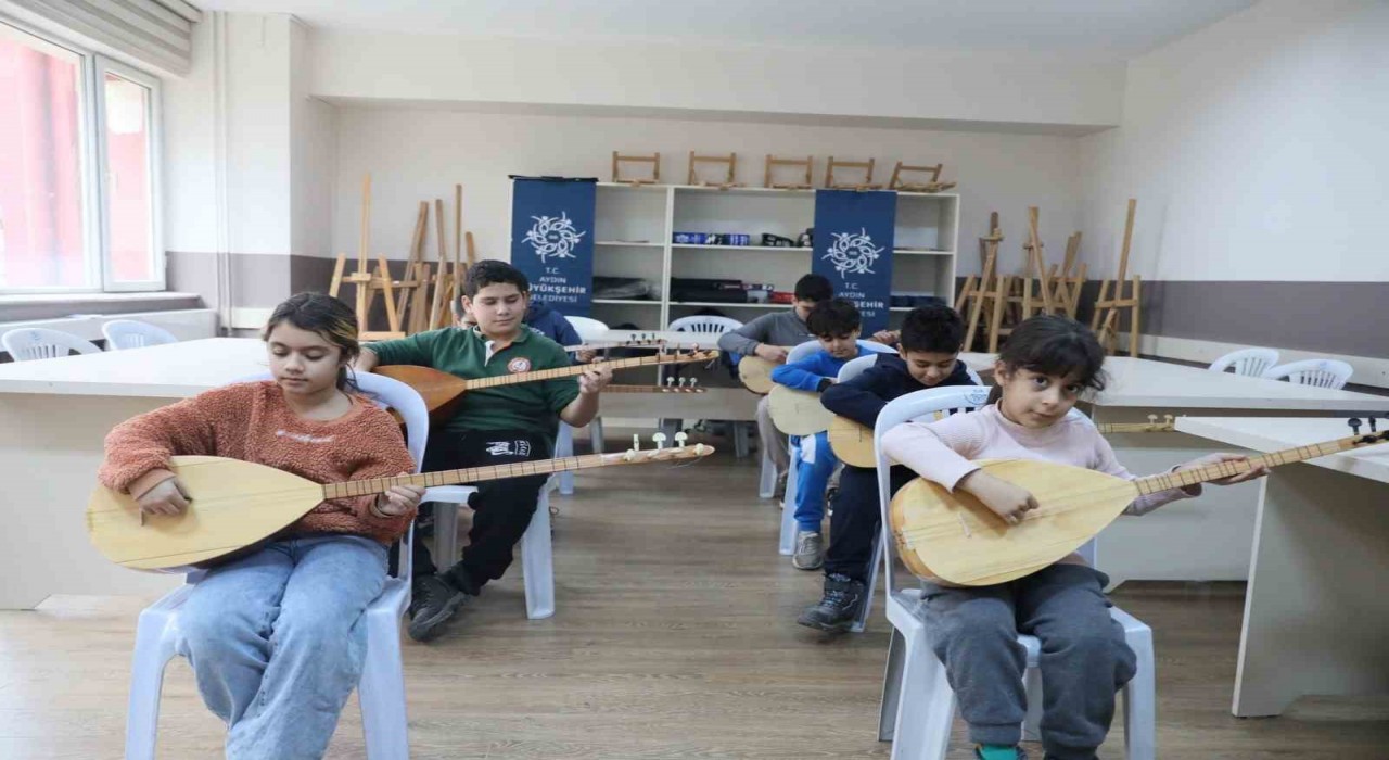 Aydınlı çocuklar, Büyükşehirin kurslarıyla kültür ve sporla buluşuyor