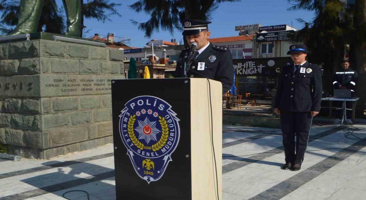 Ayvalıkta Türk Polis Teşkilatının 180. Kuruluş yıldönümü kutlandı