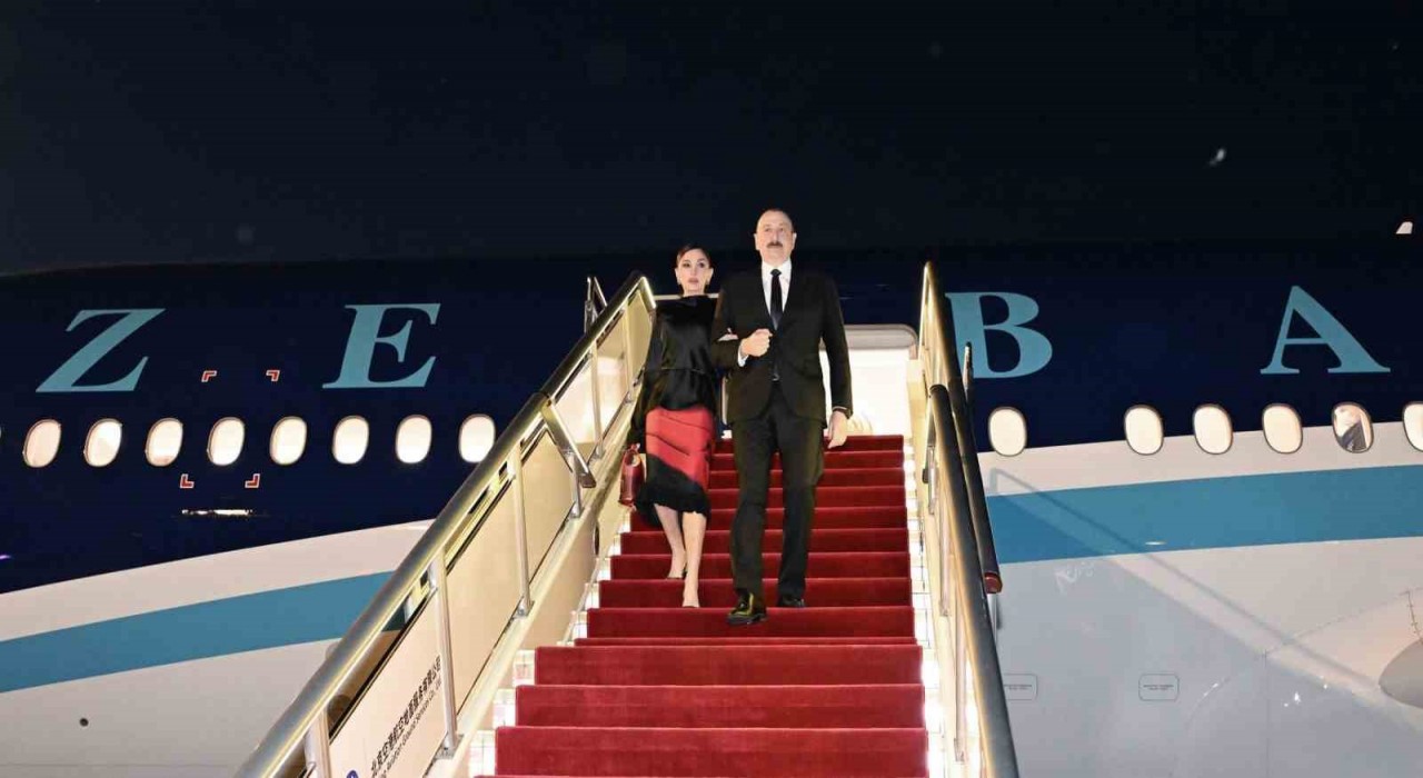 Azerbaycan Cumhurbaşkanı Aliyev Çinde