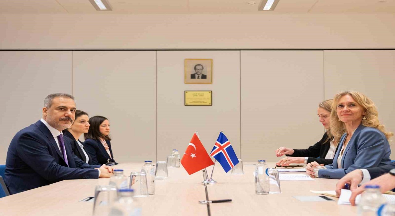 Bakan Fidan, Brükselde İzlandalı mevkidaşı Gunnarsdottir ile görüştü