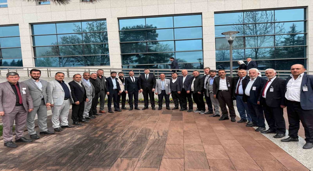 Baki Ersoy, İncesu muhtarları ile bir araya geldi