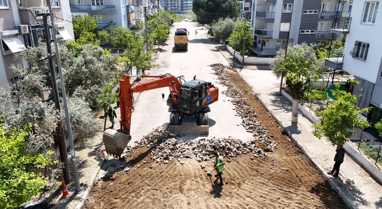 Başkan Çerçioğlu Efelerin yollarını yenilemeyi sürdürüyor